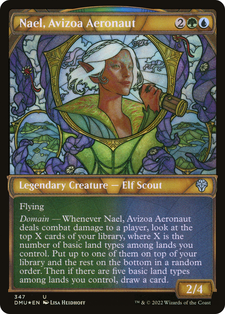 Image of Nael, Avizoa Aeronaut (Textured Foil) (DMU-347) - Dominaria United: (Showcase) Foil