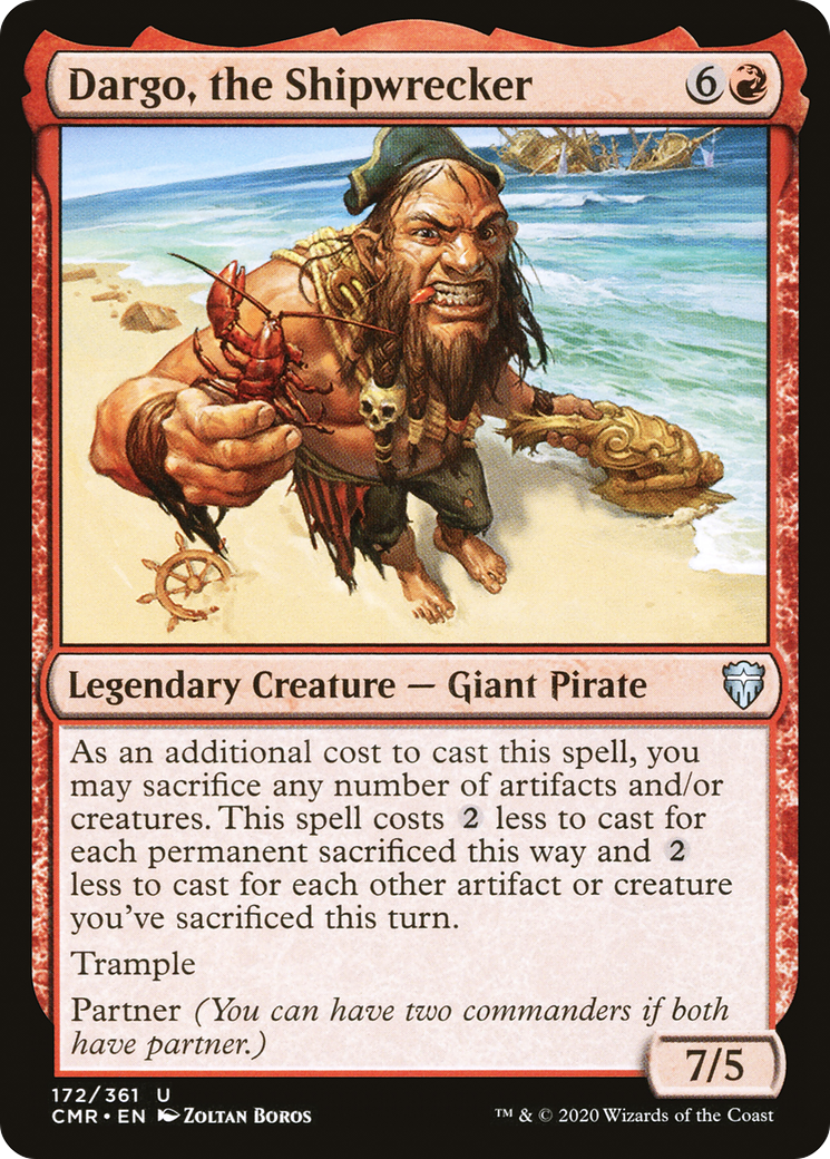 Image of Dargo, the Shipwrecker (CMR-172) - Commander Legends Foil