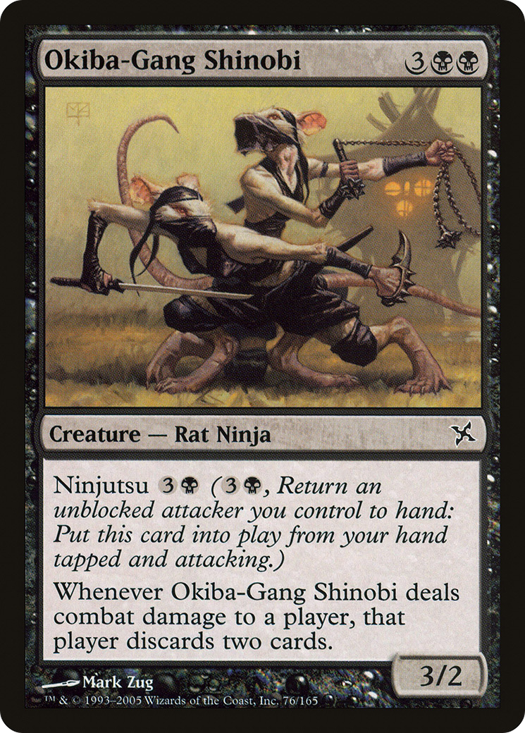 Image of Okiba-Gang Shinobi (BOK-076) - Betrayers of Kamigawa