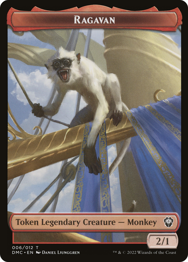 Image of Ragavan (TDMC-006) - Dominaria United Commander Tokens Foil