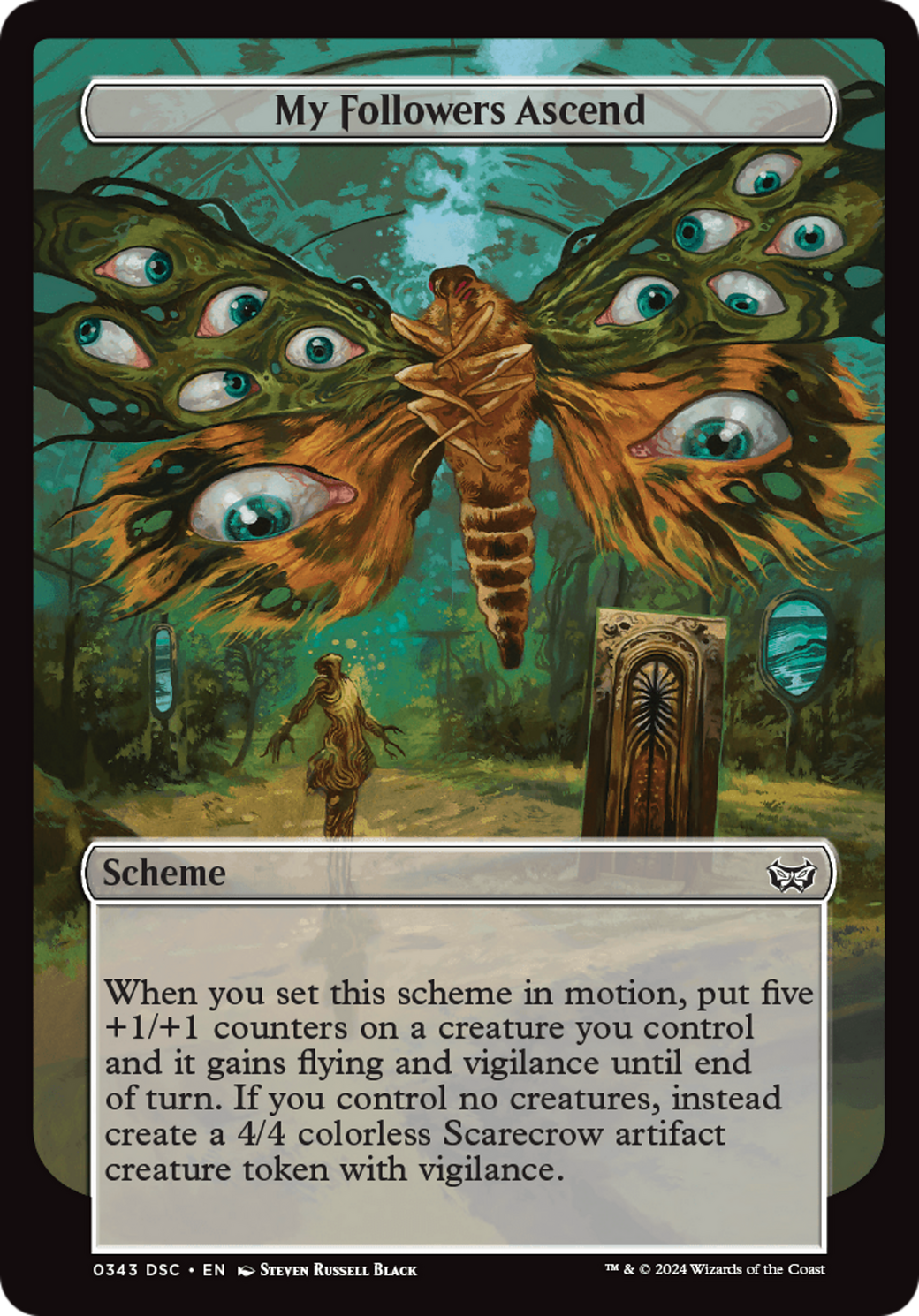 Image of My Followers Ascend (Full Art) (A:DSC-343) - Duskmourn: House of Horror Commander