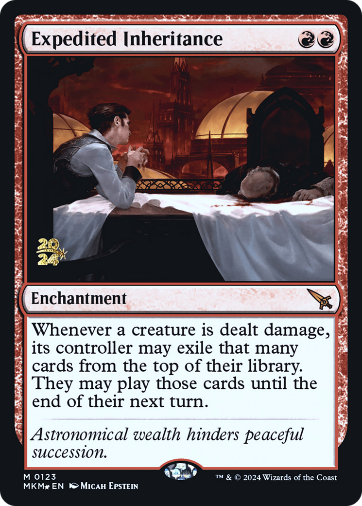 Image of Expedited Inheritance (PRE-123) - Murders at Karlov Manor Promos Foil