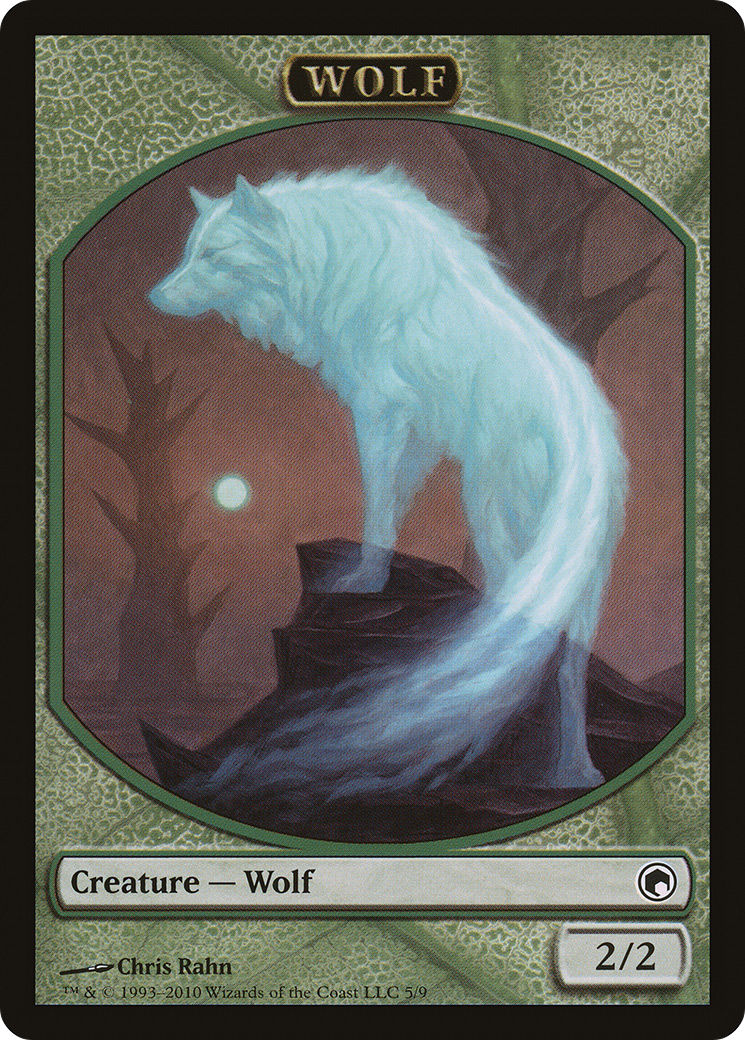 Image of Wolf Token (SOM-005) - Scars of Mirrodin Tokens