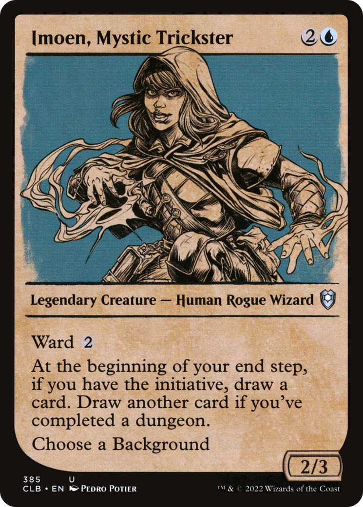 Image of Imoen, Mystic Trickster (Showcase) (CLB-385) - Commander Legends: Battle for Baldur's Gate: (Showcase)