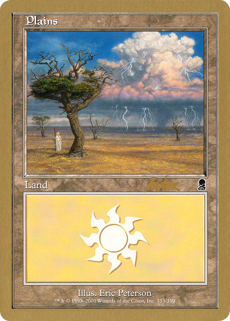 Image of Plains (333) - 2002 Brian Kibler (ODY) (WCD-) - World Championship Decks 2002