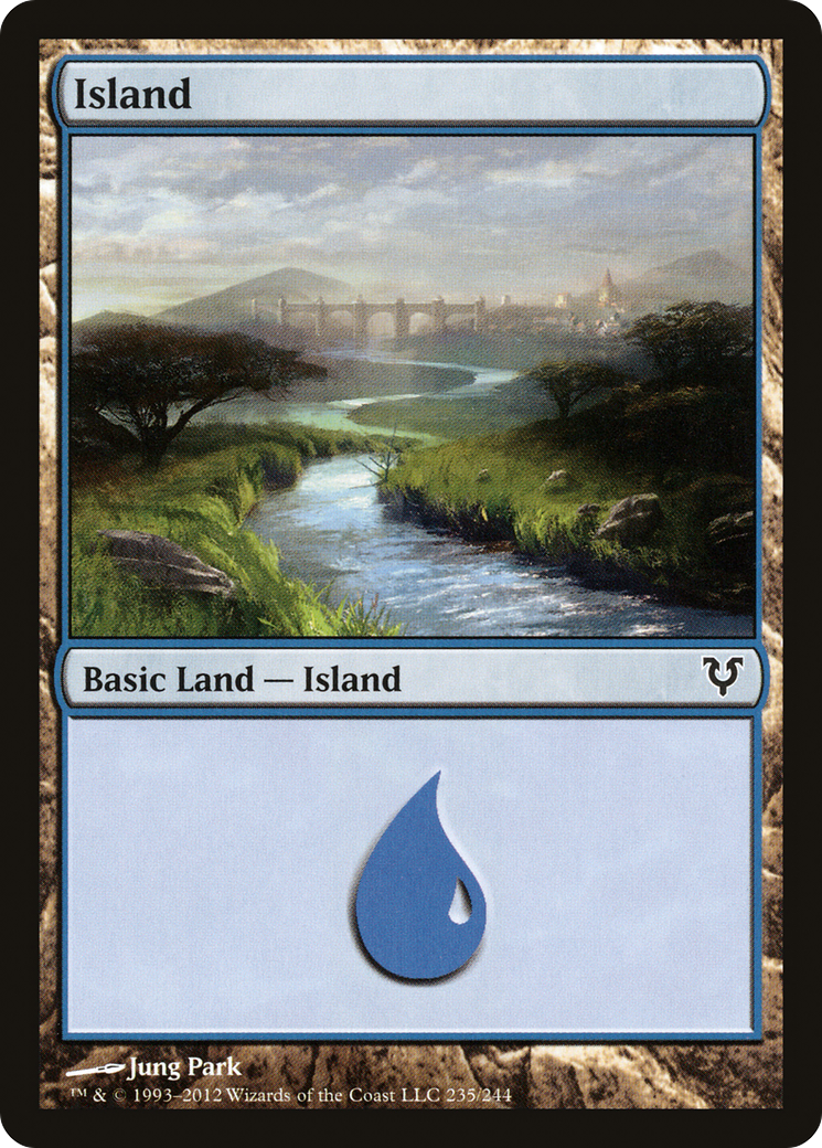 Image of Island (235) (AVR-235) - Avacyn Restored Foil