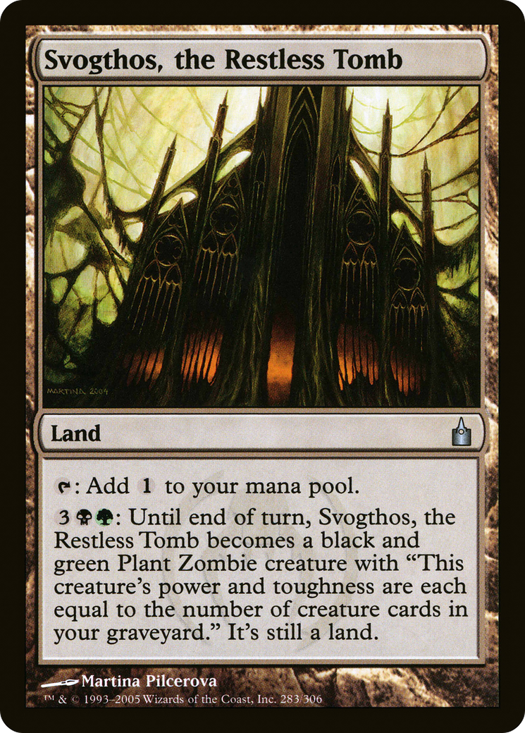 Image of Svogthos, the Restless Tomb (RAV-283) - Ravnica: City of Guilds