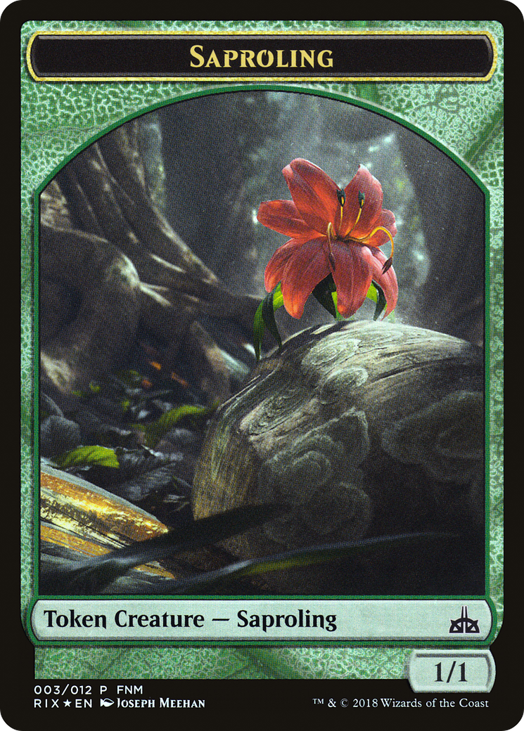 Image of Illusion // Saproling Double-sided Token (FNM-003) - Friday Night Magic 2018 Foil