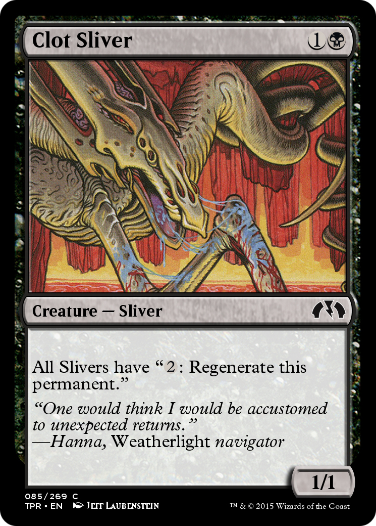 Image of Clot Sliver (TPR-085) - Tempest Remastered Foil
