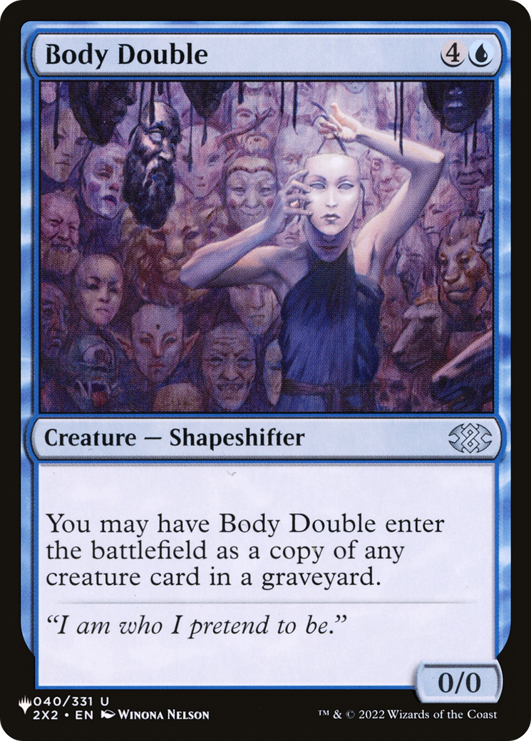 Image of Body Double (LIST-2X2-40) - The List