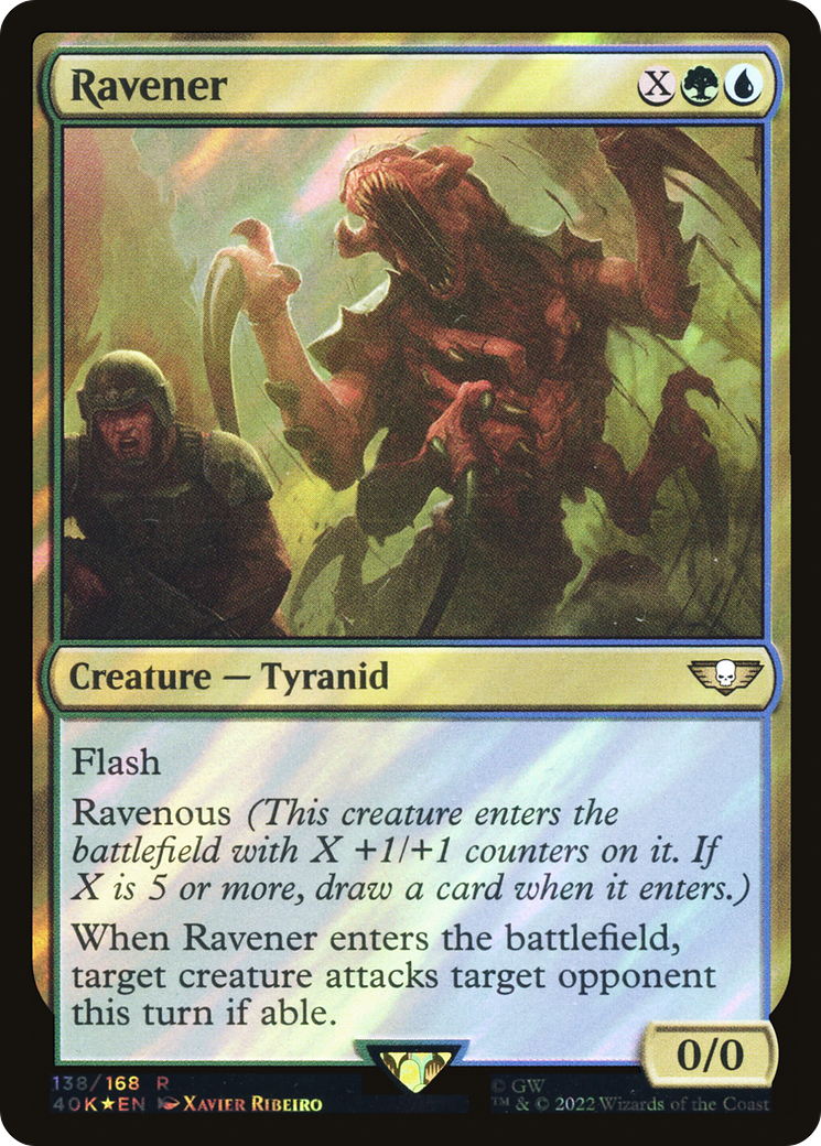 Image of Ravener (Surge Foil) (40K-138) - Warhammer 40,000 Commander Foil