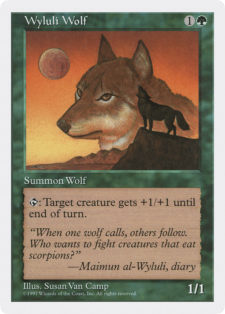 Image of Wyluli Wolf (5ED-) - Fifth Edition