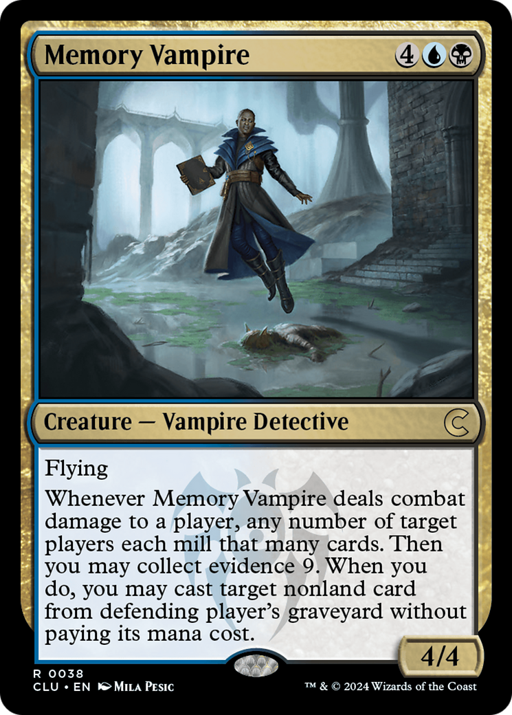 Image of Memory Vampire (CLU-038) - Ravnica: Clue Edition