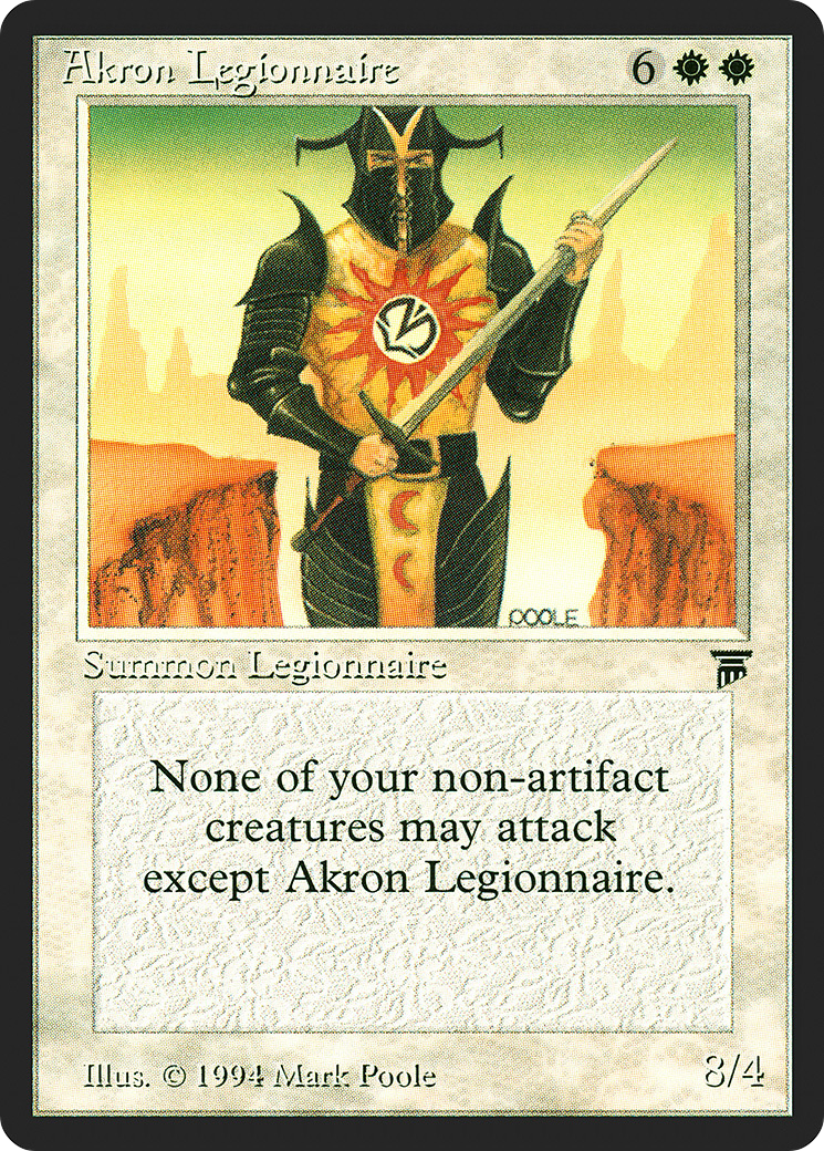 Image of Akron Legionnaire (LEG-) - Legends