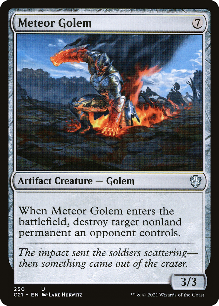 Image of Meteor Golem (C21-250) - Commander 2021
