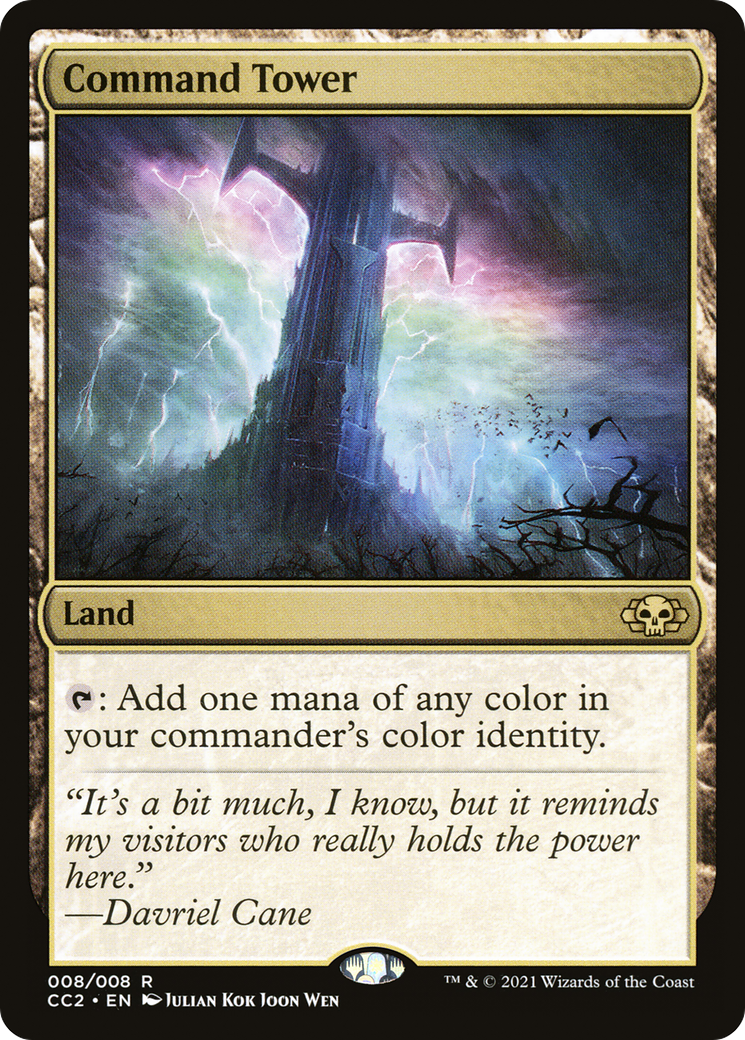 Image of Command Tower (CC2-008) - Commander Collection: Black