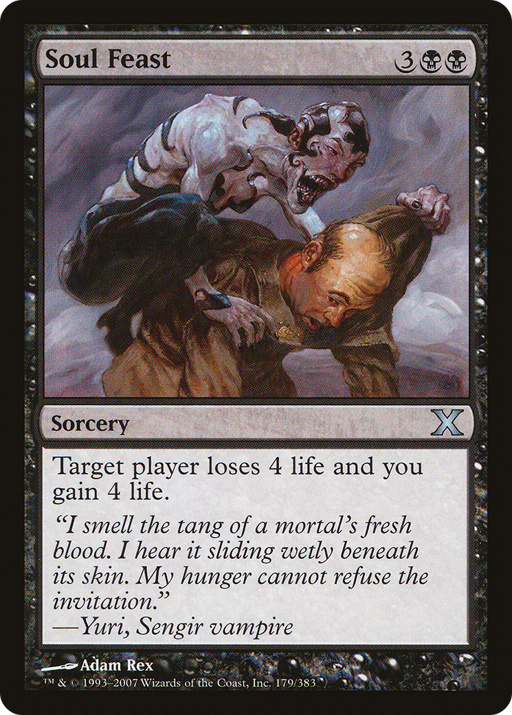 Image of Soul Feast (10E-179) - Tenth Edition Foil