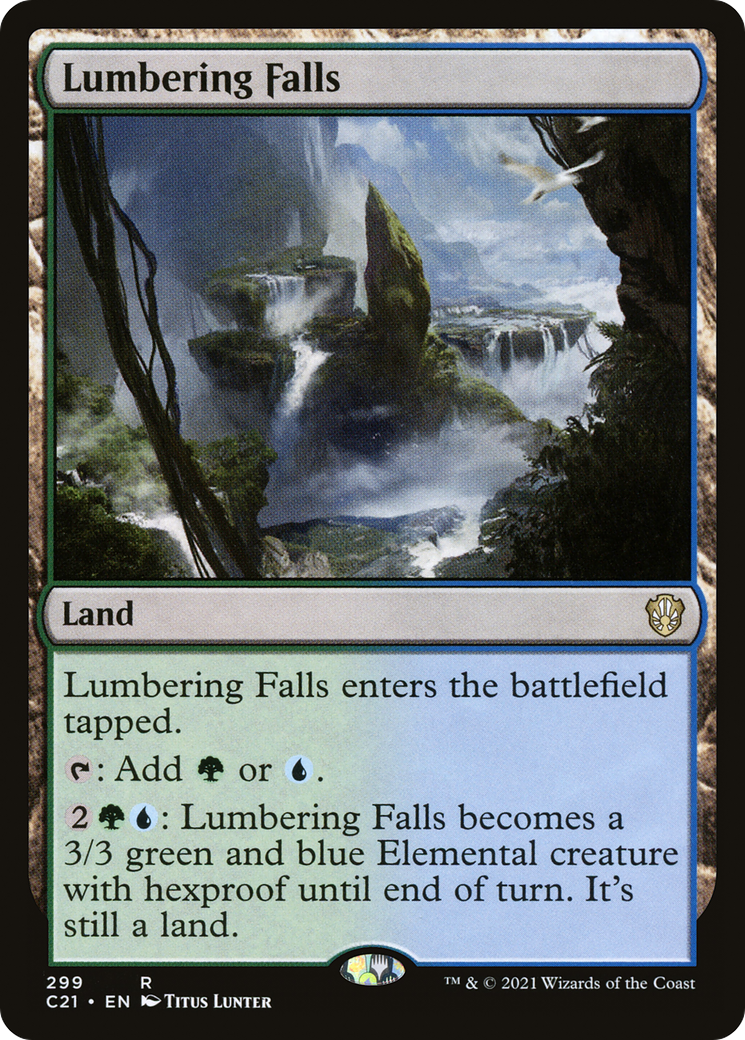 Image of Lumbering Falls (C21-299) - Commander 2021