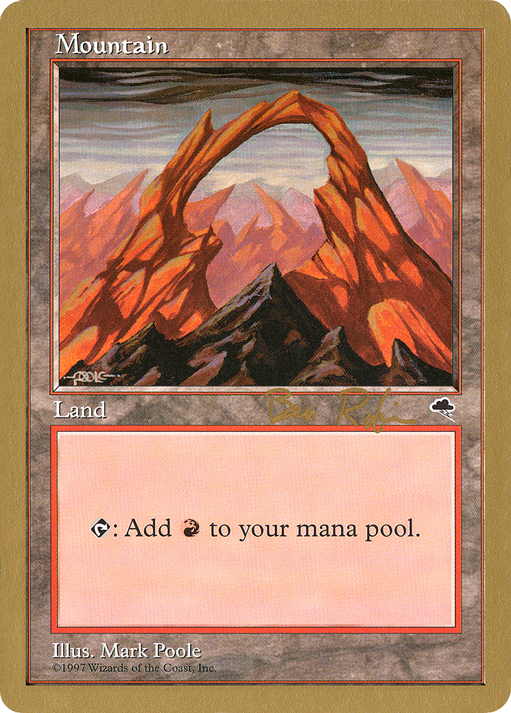 Image of Mountain (Joined) - 1998 Ben Rubin (TMP) (WCD-) - World Championship Decks 1998