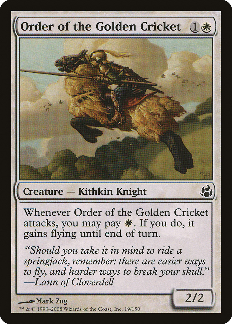 Image of Order of the Golden Cricket (MOR-019) - Morningtide Foil