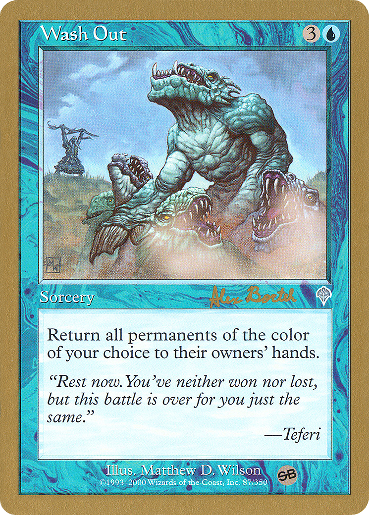 Image of Wash Out - 2001 Alex Borteh (INV) (SB) (WCD-) - World Championship Decks 2001