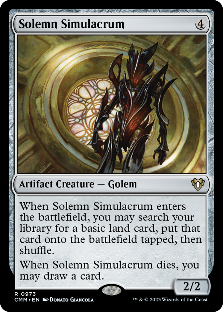 Image of Solemn Simulacrum (CMM-973) - Commander Masters