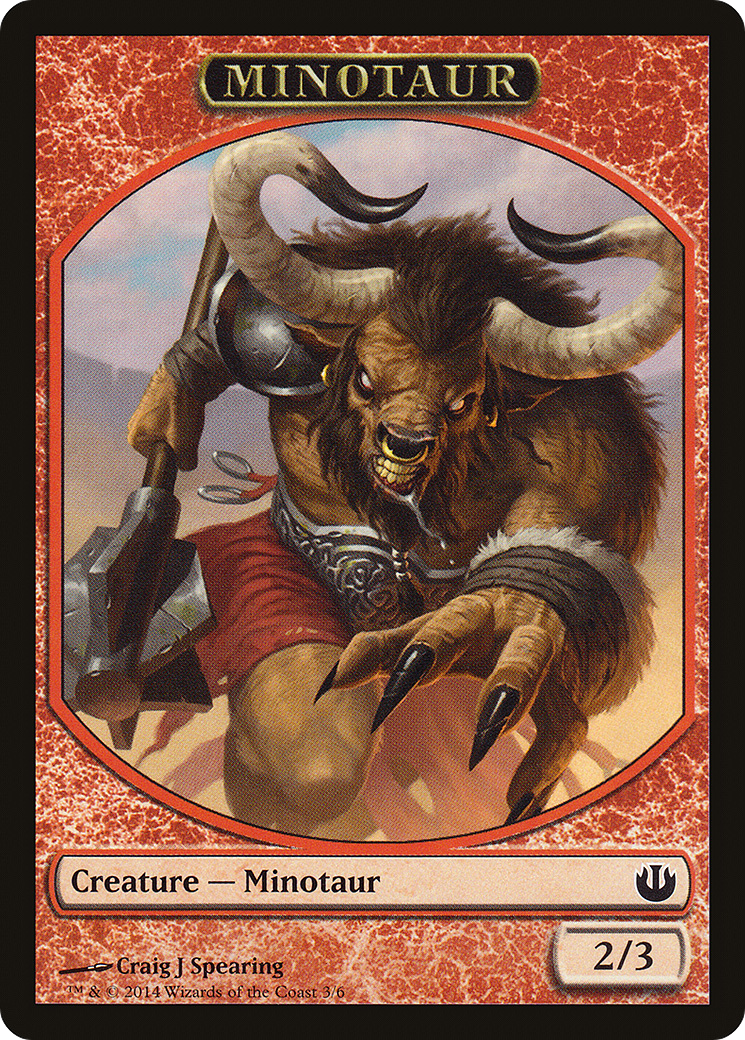 Image of Minotaur Token (JOU-003) - Journey into Nyx Tokens