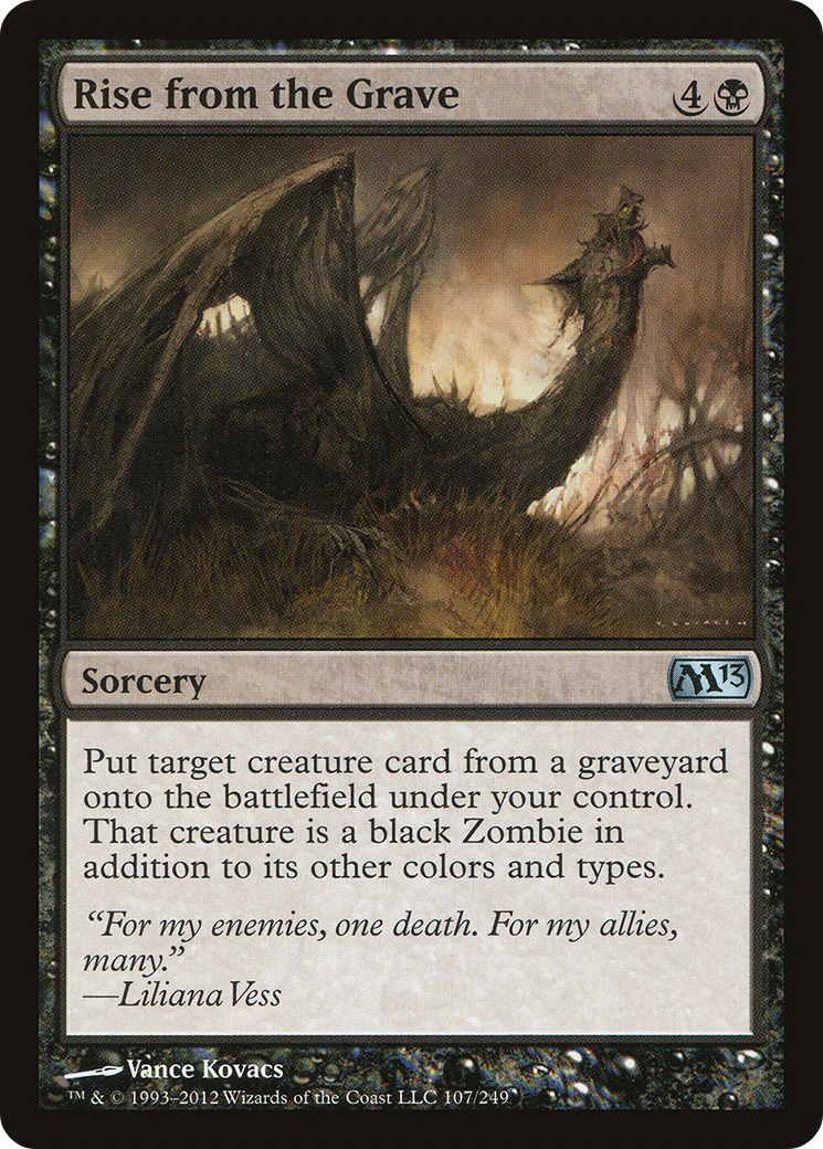 Image of Rise from the Grave (M13-107) - Magic 2013 Foil