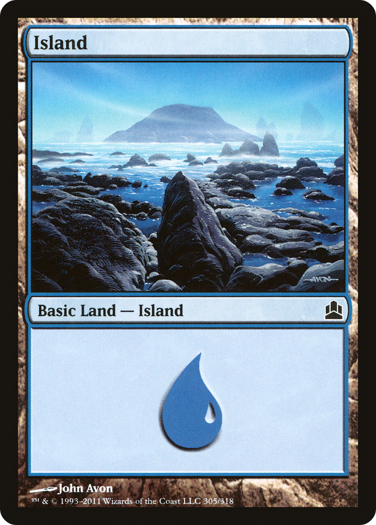 Image of Island (305) (CMD-305) - Commander 2011