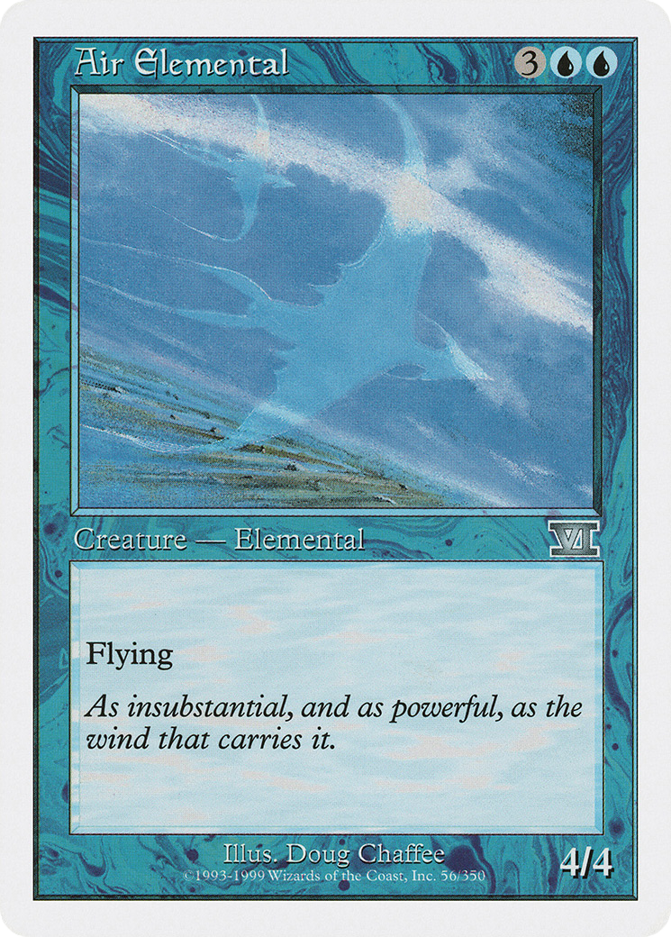 Image of Air Elemental (6ED-056) - Classic Sixth Edition