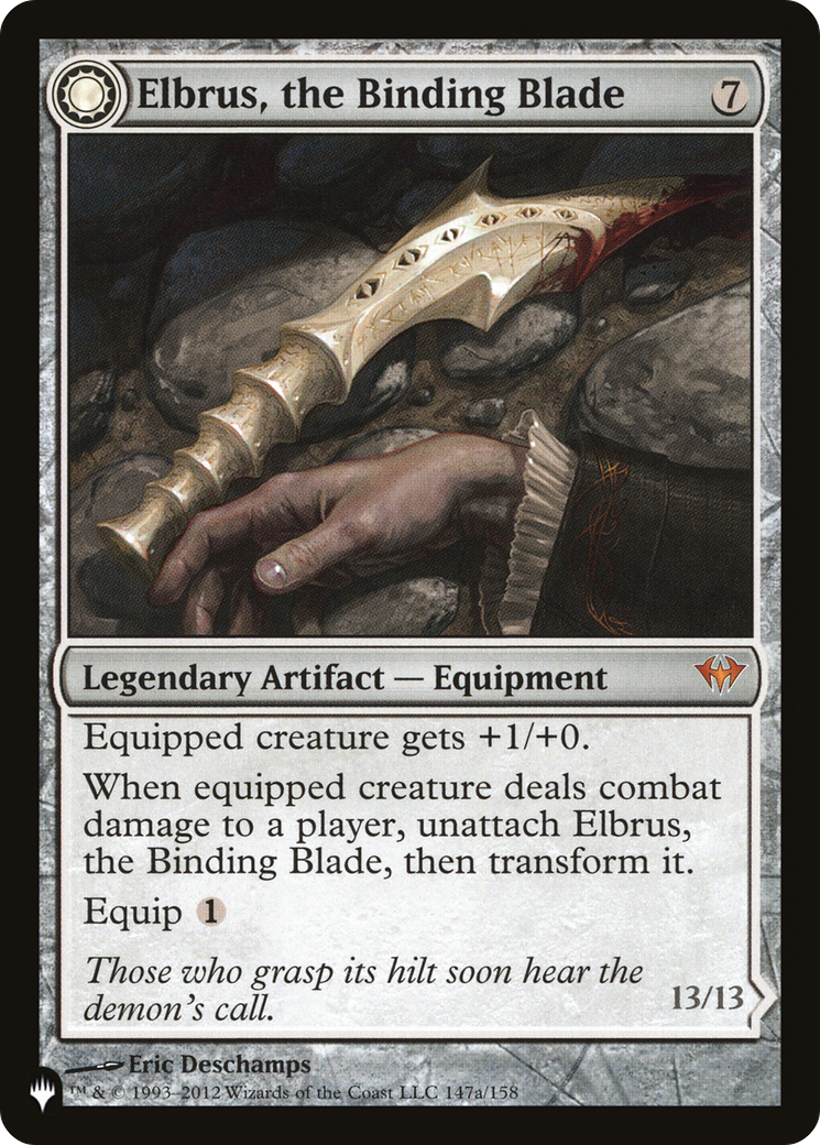 Image of Elbrus, the Binding Blade (LIST-DKA-147) - The List: (Double Faced Transform)