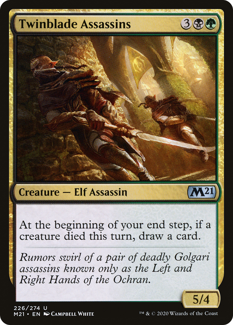 Image of Twinblade Assassins (M21-226) - Core Set 2021 Foil