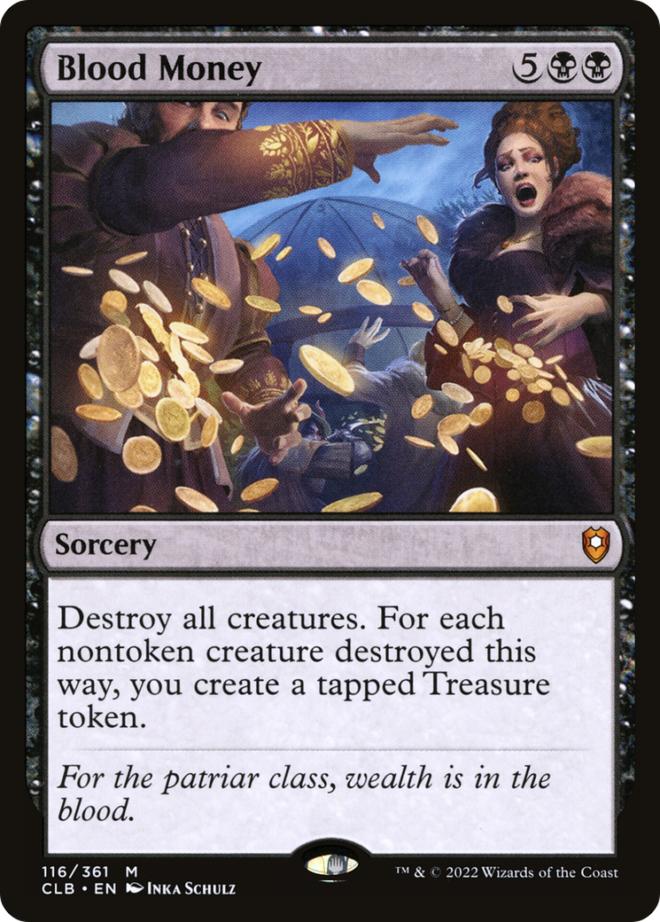 Image of Blood Money (CLB-116) - Commander Legends: Battle for Baldur's Gate Foil