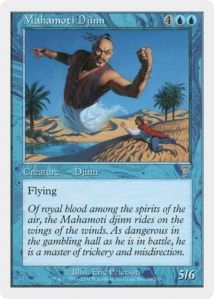 Image of Mahamoti Djinn (7ED-084) - 7th Edition Foil