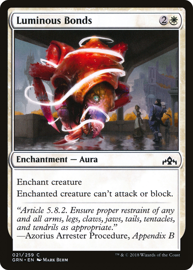 Image of Luminous Bonds (GRN-021) - Guilds of Ravnica