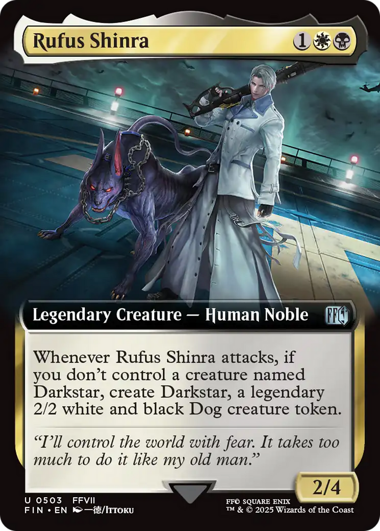 Image of Rufus Shinra (Extended Art) (FIN-503) - FINAL FANTASY: (Extended Art) Foil