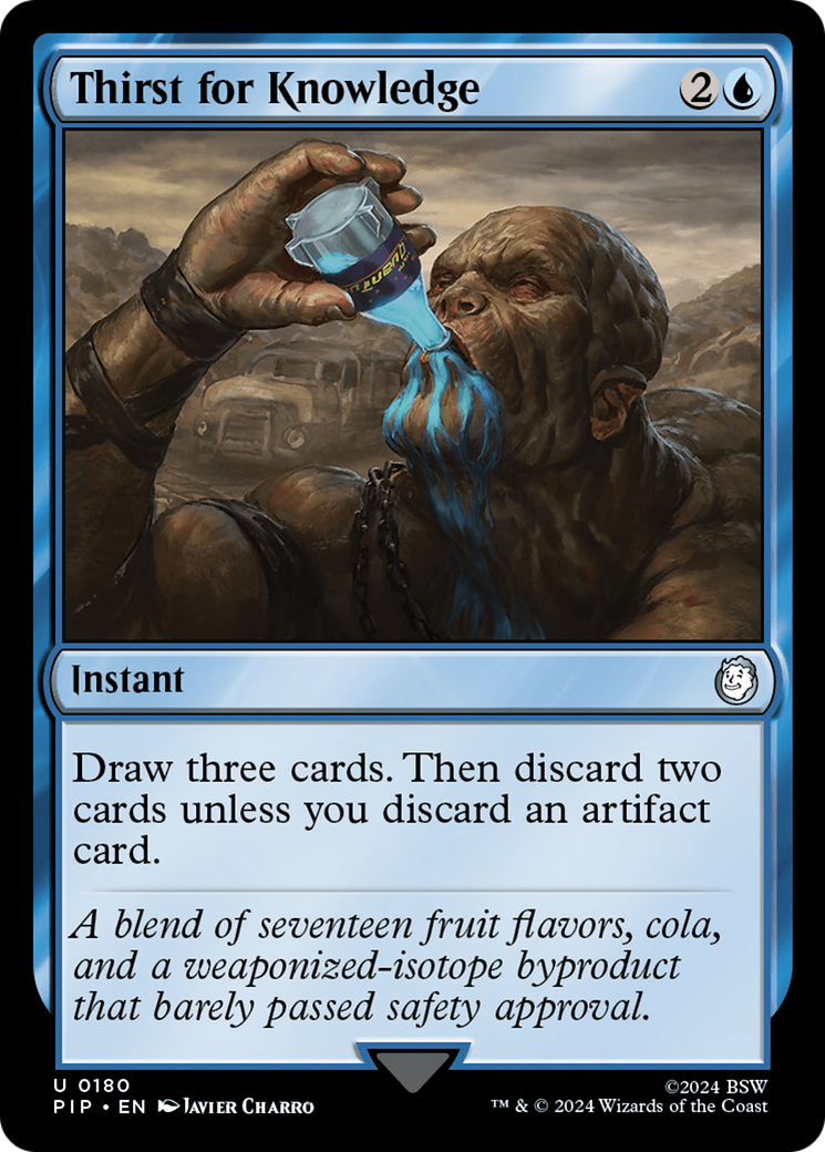 Image of Thirst for Knowledge (PIP-180) - Fallout Foil