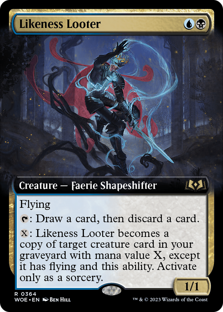 Image of Likeness Looter (Extended Art) (WOE-364) - Wilds of Eldraine: (Extended Art)