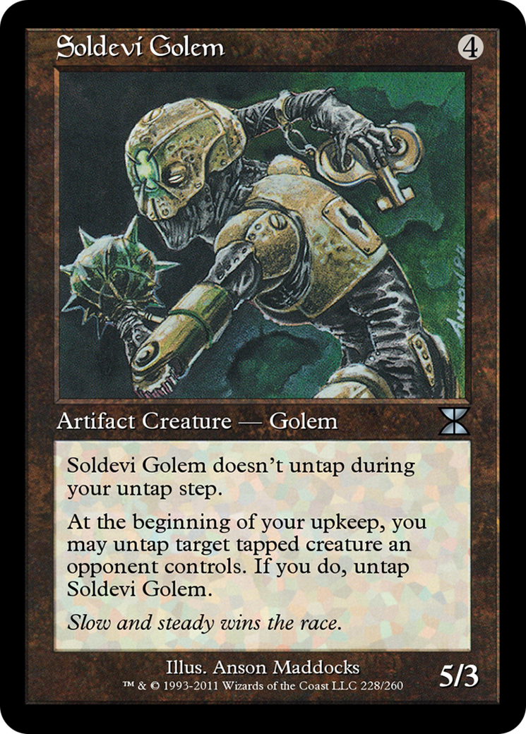 Image of Soldevi Golem (ME4-228) - Masters Edition IV Foil