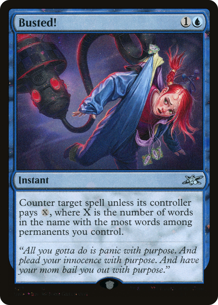 Image of Busted! (Galaxy Foil) (UNF-327) - Unfinity Foil