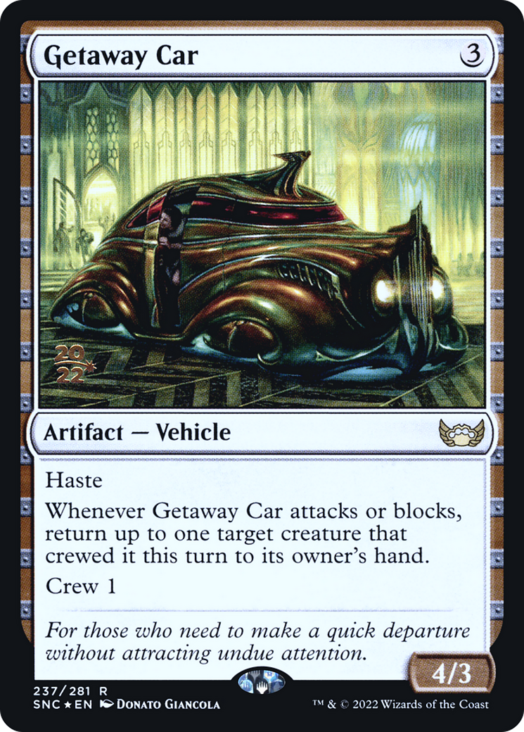 Image of Getaway Car (PRE-237) - Streets of New Capenna Promos Foil