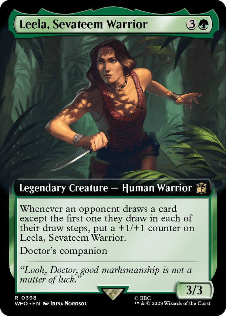 Image of Leela, Sevateem Warrior (Extended Art) (WHO-398) - Doctor Who: (Extended Art)