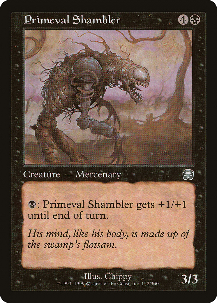 Image of Primeval Shambler (MMQ-152) - Mercadian Masques Foil