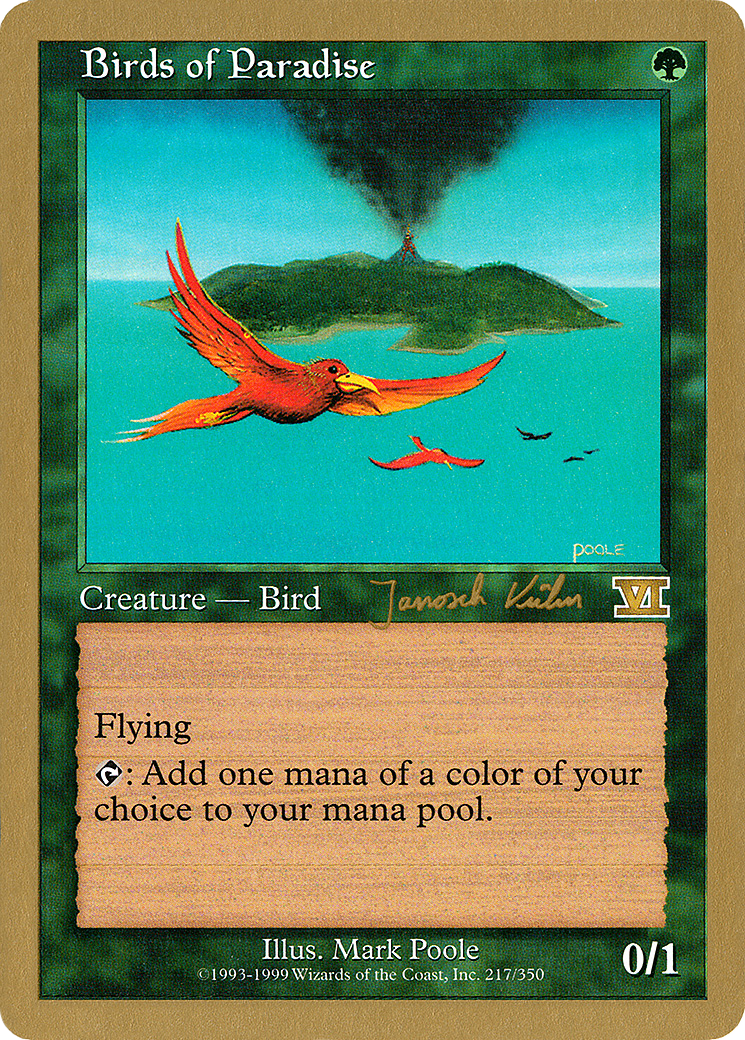 Image of Birds of Paradise - 2000 Janosch Kuhn (6ED) (WCD-) - World Championship Decks 2000