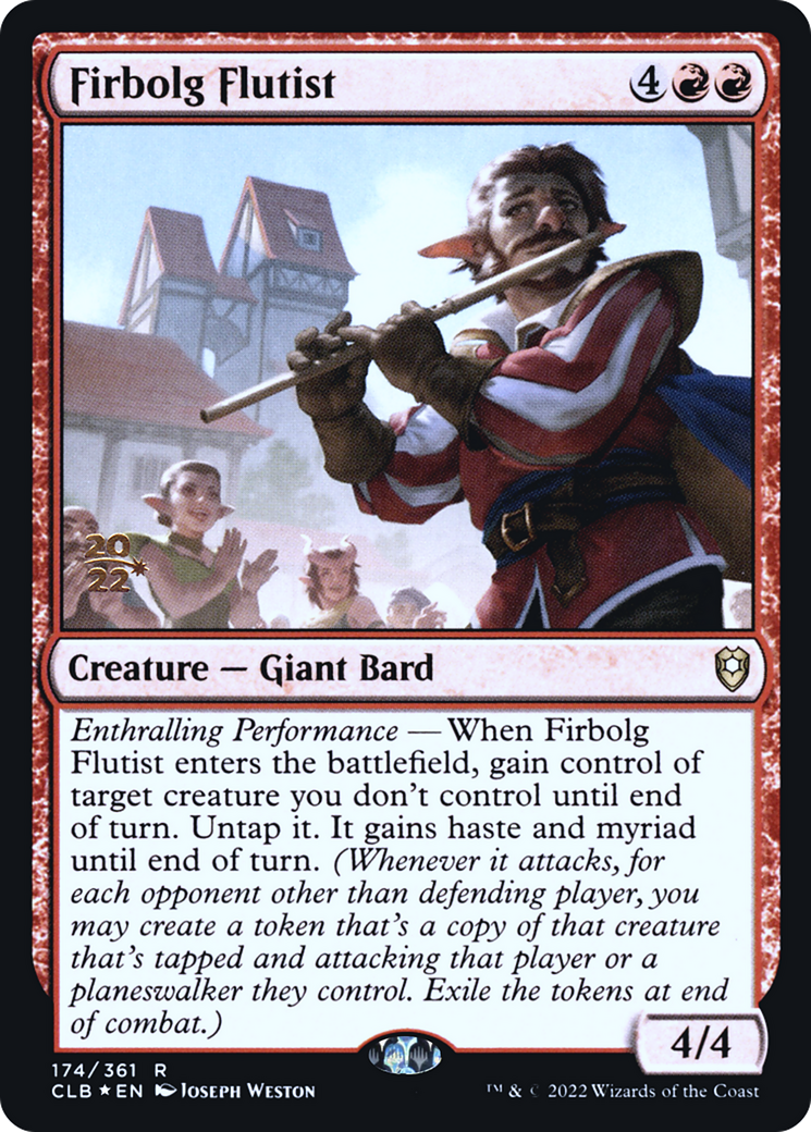 Image of Firbolg Flutist (PRE-174) - Battle for Baldur's Gate Promos Foil