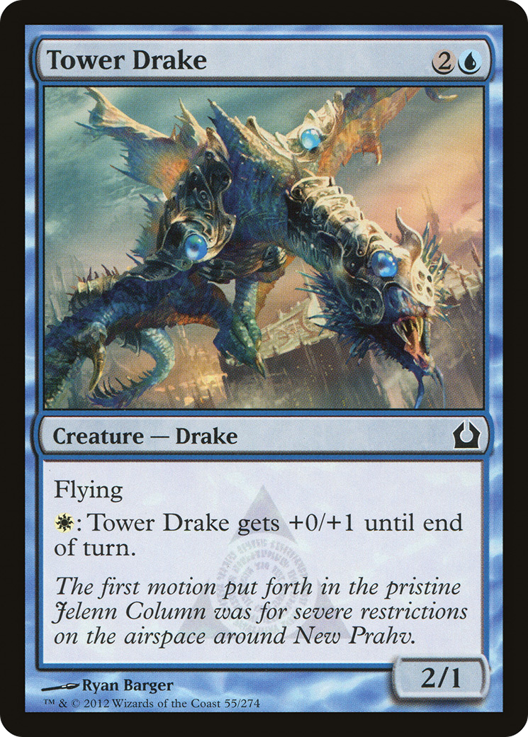 Image of Tower Drake (RTR-055) - Return to Ravnica Foil