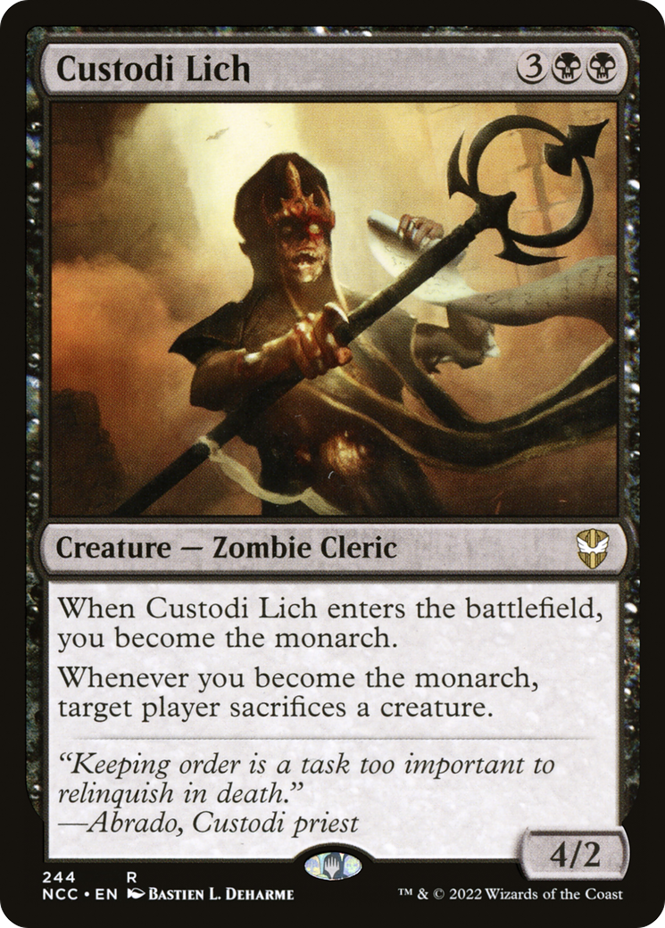 Image of Custodi Lich (NCC-244) - New Capenna Commander