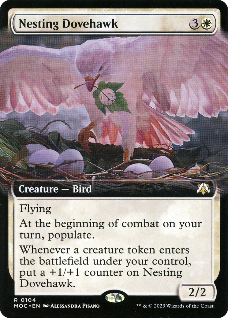 Image of Nesting Dovehawk (Extended Art) (MOC-104) - March of the Machine Commander: (Extended Art)