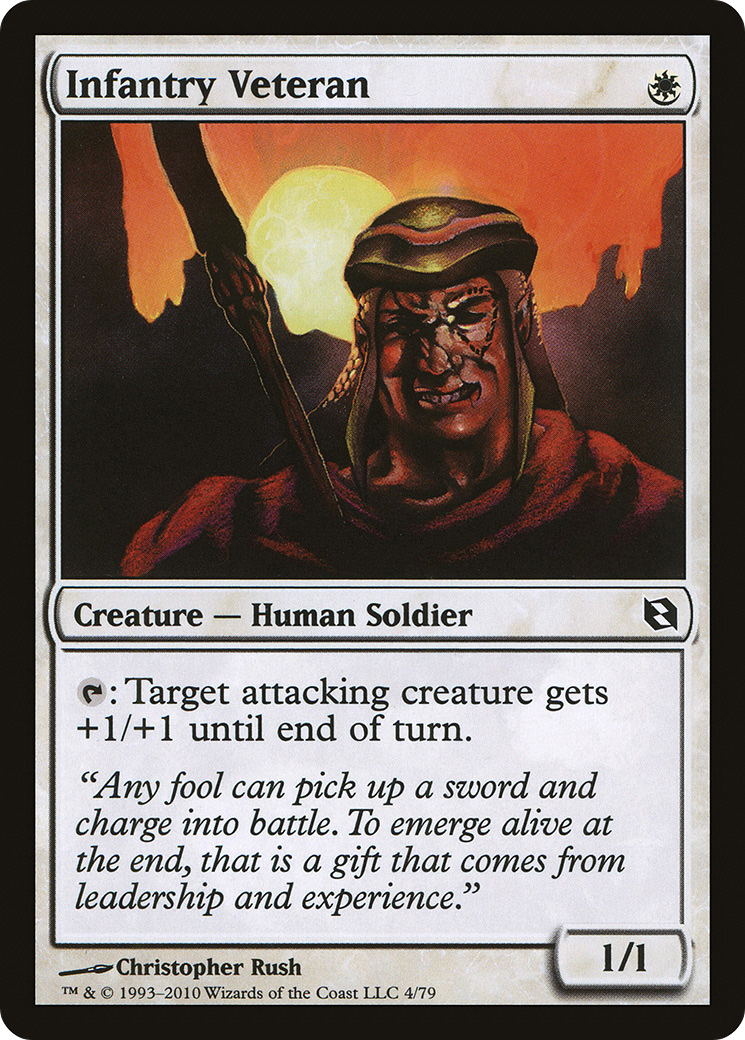 Image of Infantry Veteran (DDF-004) - Duel Decks: Elspeth vs. Tezzeret