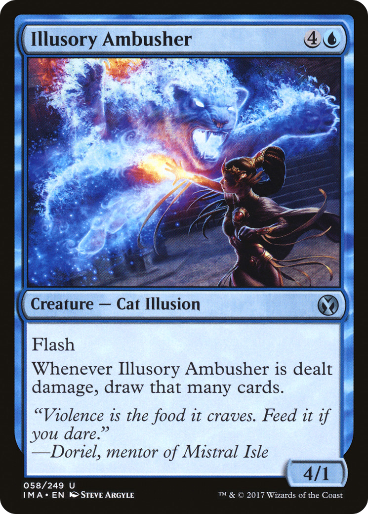 Image of Illusory Ambusher (IMA-058) - Iconic Masters